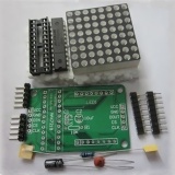 Kit para ensamblar display matriz 8x8 LED con MAX7219