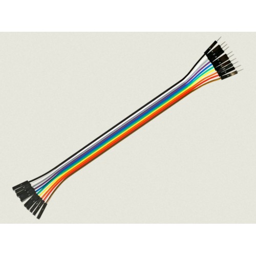 Cable Hembra Macho 10 x 1 pin 20cm Female Male Jumper Cables for