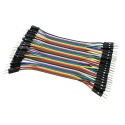 Cable Macho Macho 40 x 1 pin 10cm Male - Male Jumper Cables Arduino