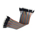 Cable Macho Macho 40 x 1 pin 30cm Male - Male Jumper Cables for Arduino
