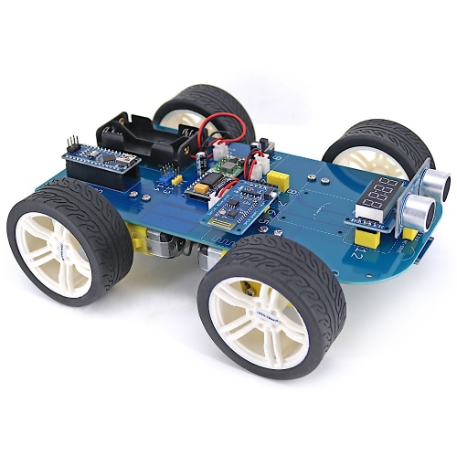 Kit Robot 4WD Easy Plug.  Control Bluetooth arduino