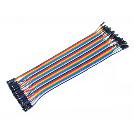 Cable Hembra Hembra 40 x 1 pin 20cm Female - Female Jumper Cables for Arduino Cable Hembra Hembra 40 x 1 pin 20cm Female - Female Jumper Cables for Arduino
