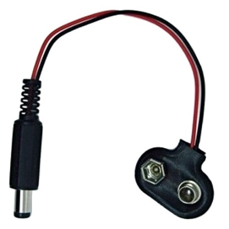 Adaptador pila 9V a conector DC Adaptador pila 9V a conector DC