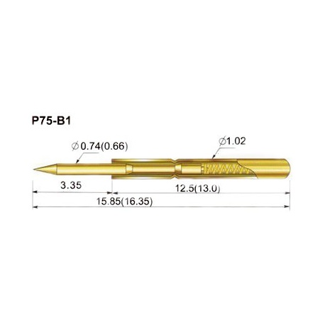 10x Pogo Pin P75-B1 10x Pogo Pin P75-B1