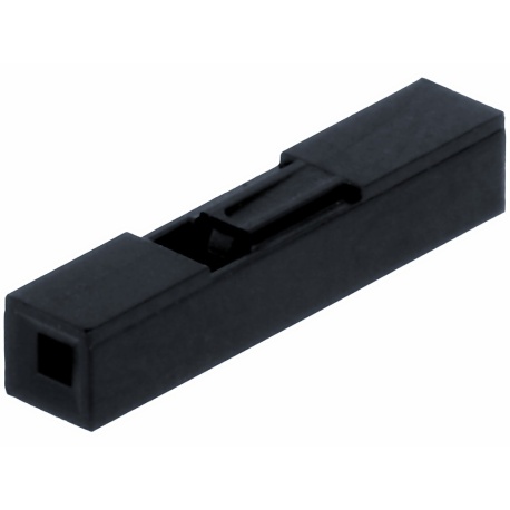 Carcasa conector Dupont 1 pin, Paso 2.54 Carcasa conector Dupont 1 pin, Paso 2.54